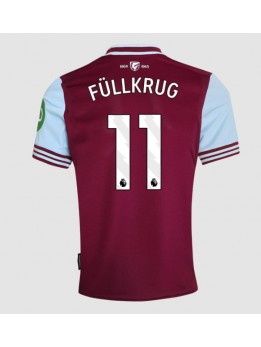 Billige West Ham United Niclas Fullkrug #11 Hjemmedrakt 2024-25 Kortermet